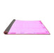 Sideview of Solid Purple Modern Rug, abs3003pur