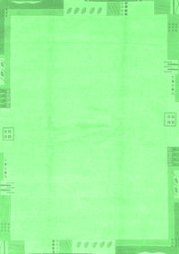 Solid Emerald Green Modern Rug, abs3003emgrn