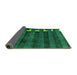 Sideview of Abstract Green Modern Rug, abs3004grn