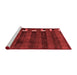 Modern Red Washable Rugs