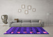 Machine Washable Abstract Pink Modern Rug in a Living Room, wshabs3004pnk