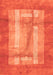 Abstract Orange Modern Rug, abs3005org