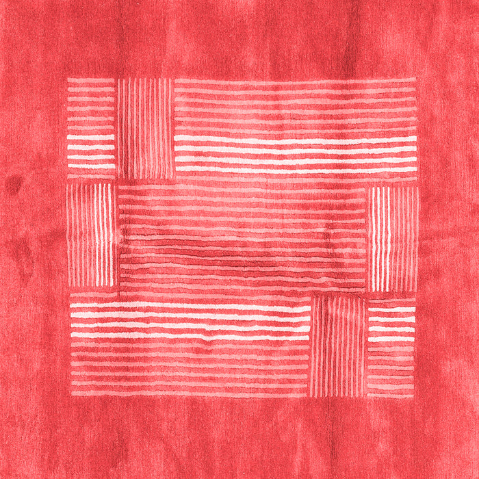 Machine Washable Abstract Red Modern Rug, wshabs3005red