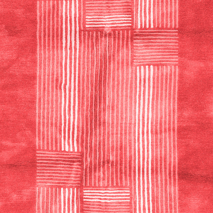 Machine Washable Abstract Red Modern Rug, wshabs3005red