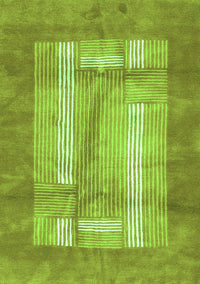 Abstract Green Modern Rug, abs3005grn