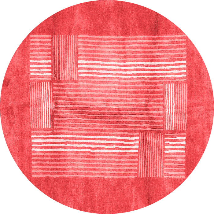 Machine Washable Abstract Red Modern Rug, wshabs3005red