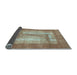 Sideview of Abstract Light Blue Modern Rug, abs3005lblu