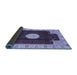 Sideview of Abstract Blue Modern Rug, abs3006blu