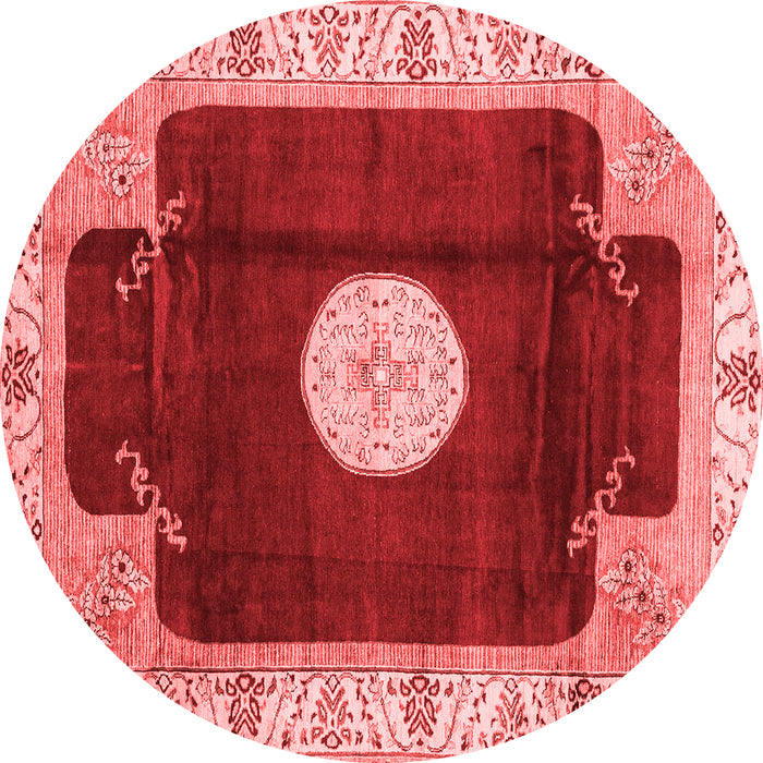 Machine Washable Abstract Red Modern Rug, wshabs3006red