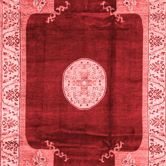 Machine Washable Abstract Red Modern Rug, wshabs3006red