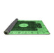 Sideview of Abstract Emerald Green Modern Rug, abs3006emgrn