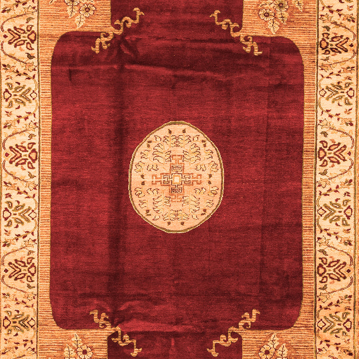 Abstract Orange Modern Rug, abs3006org