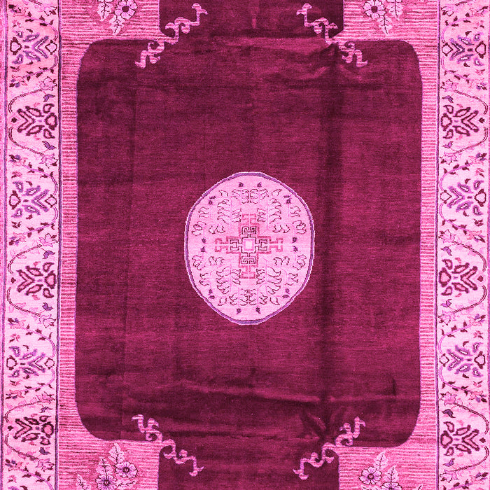 Machine Washable Abstract Pink Modern Rug, wshabs3006pnk