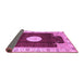 Sideview of Abstract Purple Modern Rug, abs3006pur