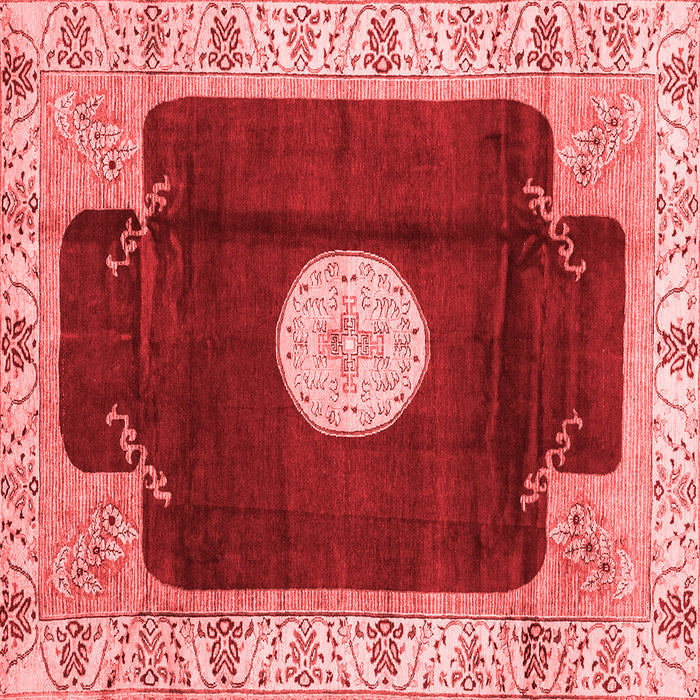 Machine Washable Abstract Red Modern Rug, wshabs3006red