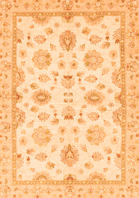 Oriental Orange Traditional Rug, abs3007org