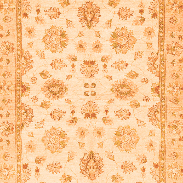 Oriental Orange Traditional Rug, abs3007org