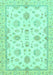 Oriental Turquoise Traditional Rug, abs3007turq