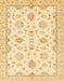 Abstract Orange Oriental Rug, abs3007