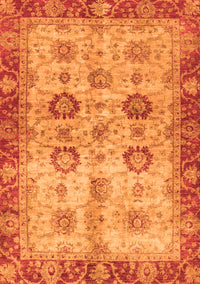 Oriental Orange Traditional Rug, abs3008org