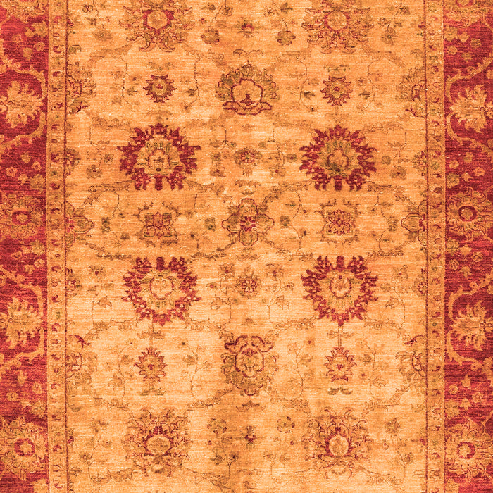 Oriental Orange Traditional Rug, abs3008org