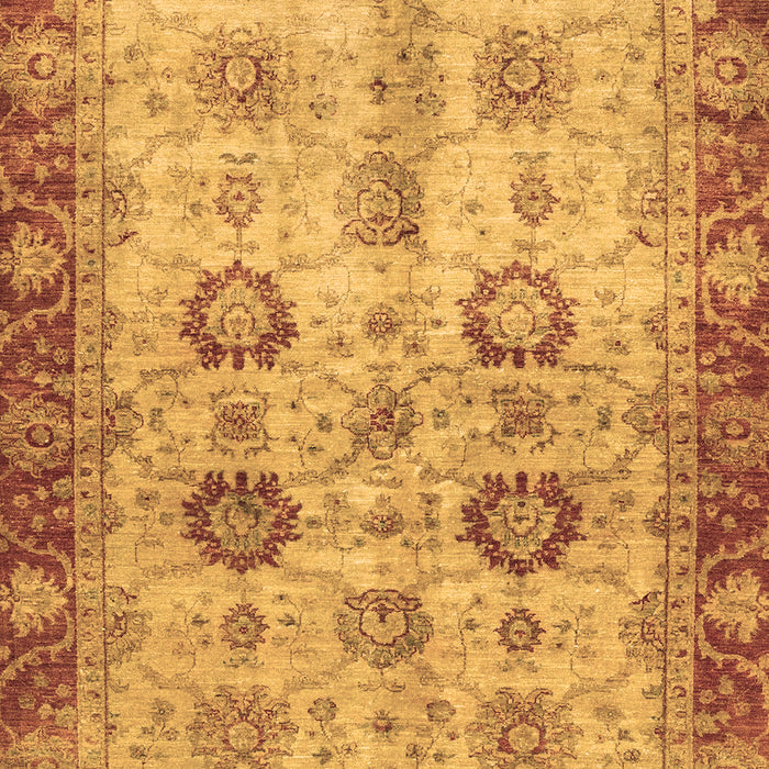 Machine Washable Oriental Brown Traditional Rug, wshabs3008brn