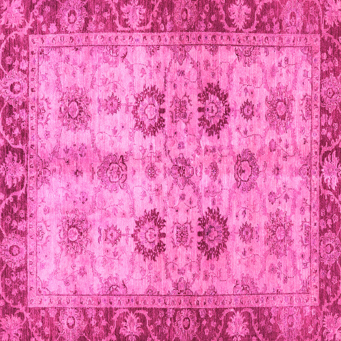 Square Oriental Pink Traditional Rug, abs3008pnk