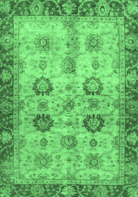 Oriental Emerald Green Traditional Rug, abs3008emgrn