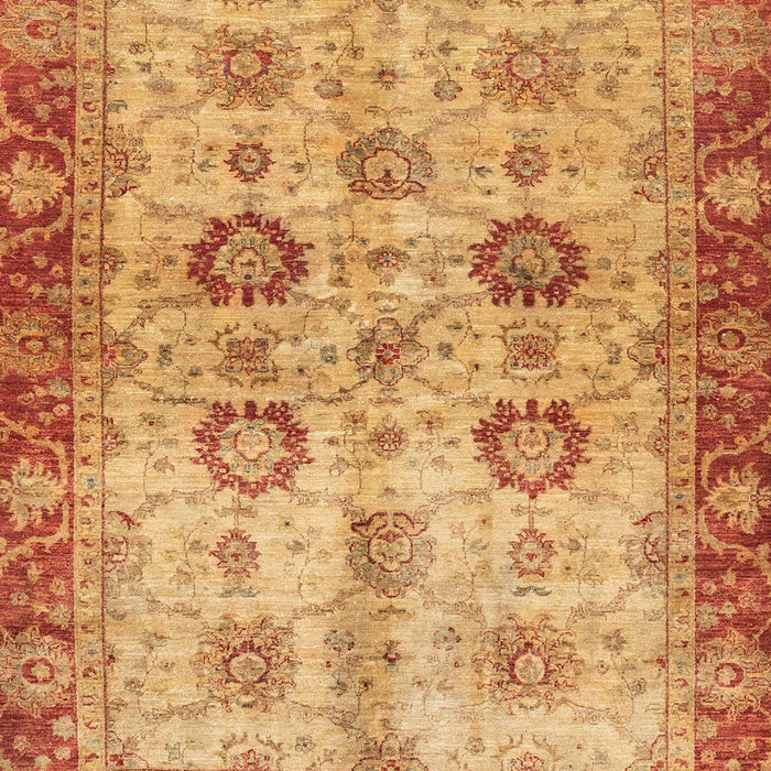 Machine Washable Abstract Orange Red Rug, wshabs3008