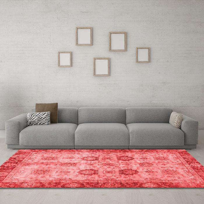 Traditional Red Washable Rugs