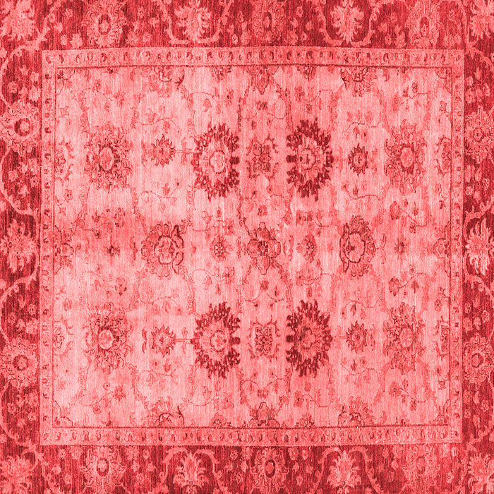 Machine Washable Oriental Red Traditional Rug, wshabs3008red