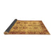 Sideview of Oriental Brown Traditional Rug, abs3008brn