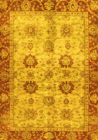 Oriental Yellow Traditional Rug, abs3008yw