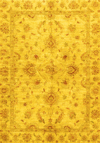 Oriental Yellow Traditional Rug, abs3009yw