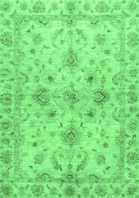 Oriental Emerald Green Traditional Rug, abs3009emgrn