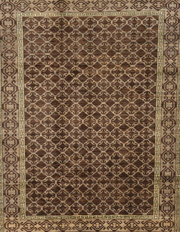 Abstract Bakers Brown Southwestern Rug, abs300