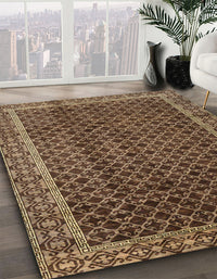 Abstract Bakers Brown Southwestern Rug, abs300