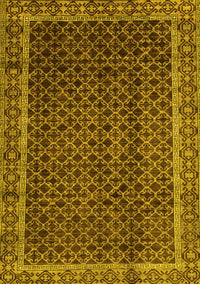 Southwestern Yellow Country Rug, abs300yw