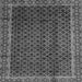 Square Machine Washable Southwestern Gray Country Rug, wshabs300gry