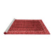 Country Red Washable Rugs