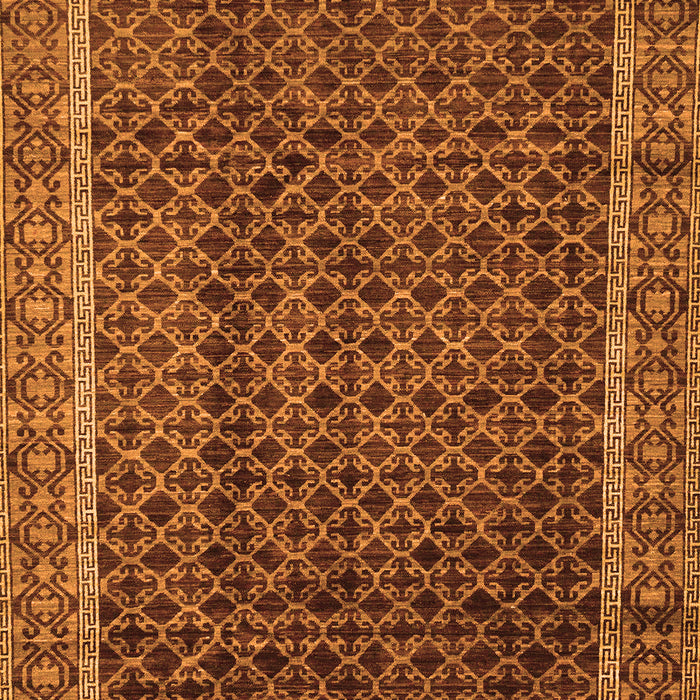 Machine Washable Southwestern Orange Country Area Rugs, wshabs300org