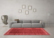 Country Red Washable Rugs