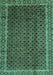 Southwestern Turquoise Country Rug, abs300turq