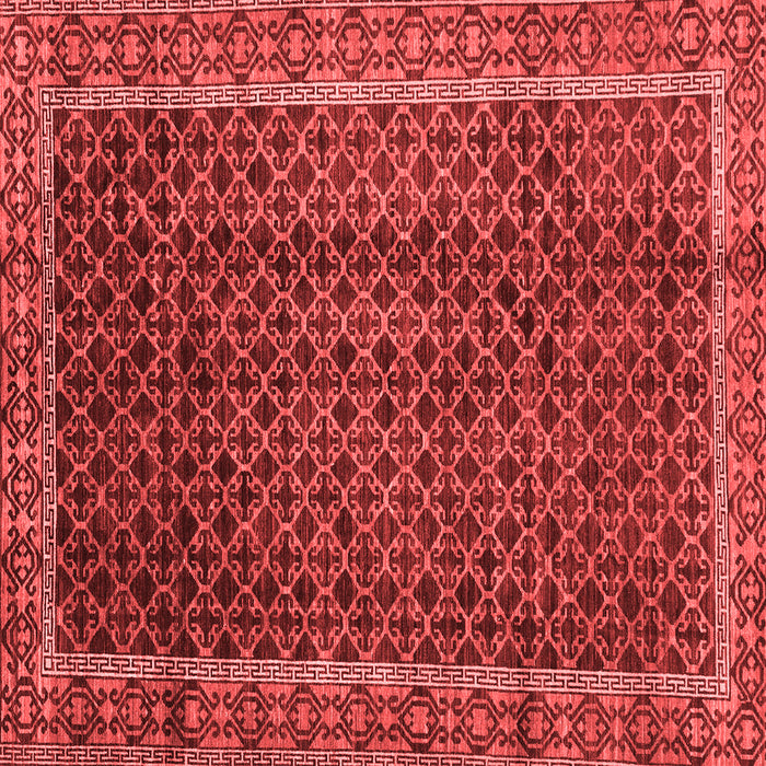 Machine Washable Southwestern Red Country Rug, wshabs300red