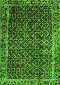 Southwestern Green Country Rug, abs300grn