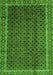 Southwestern Green Country Rug, abs300grn