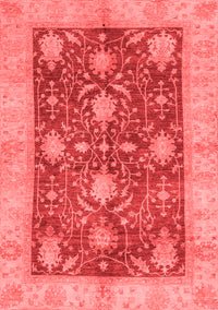 Abstract Red Modern Rug, abs3010red