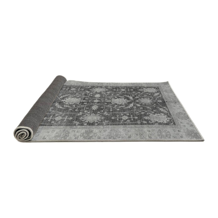 Sideview of Abstract Gray Modern Rug, abs3010gry