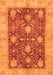 Abstract Orange Modern Rug, abs3010org