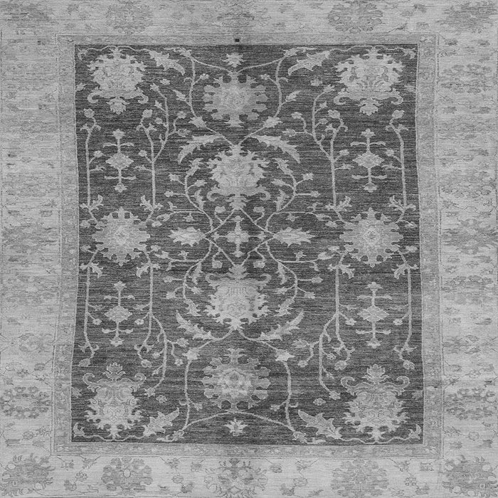 Square Abstract Gray Modern Rug, abs3010gry